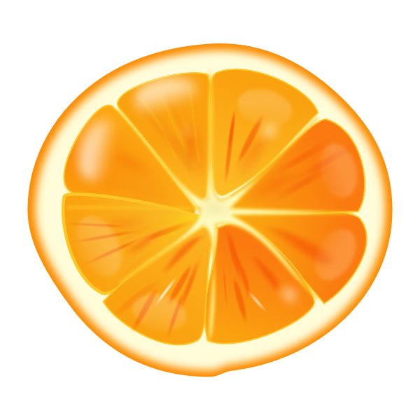 SVG Orange slice