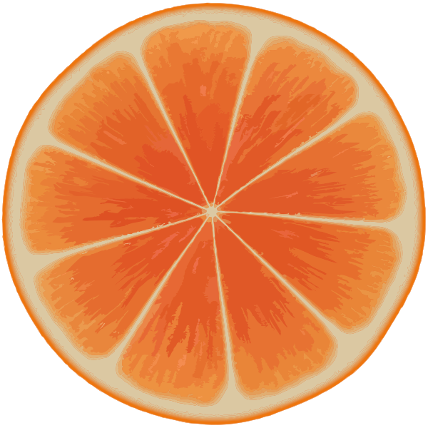 SVG Orange Slice 3