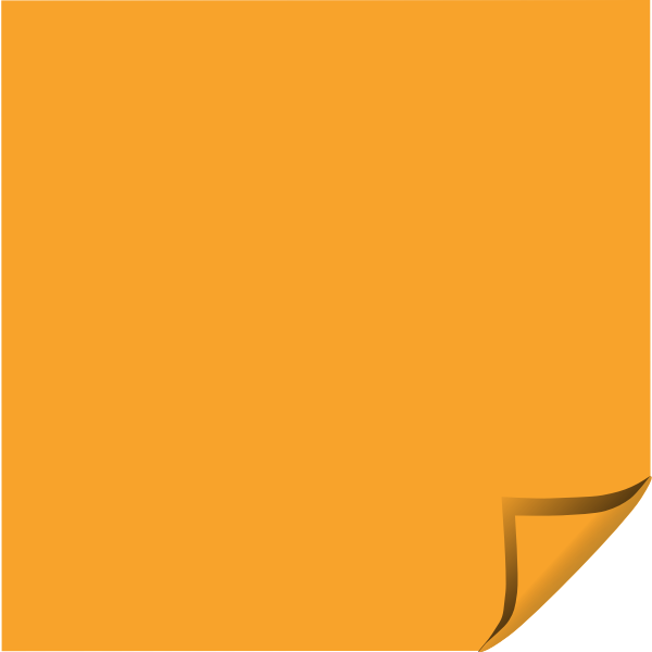 SVG Orange sticky note
