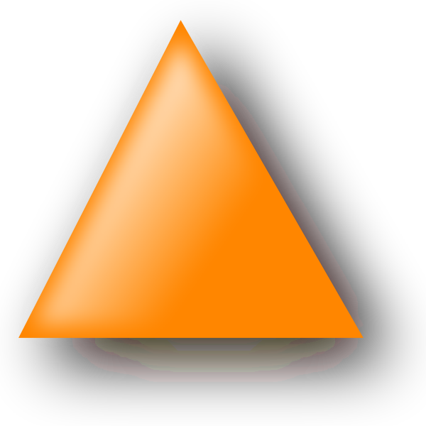 SVG orange triangle