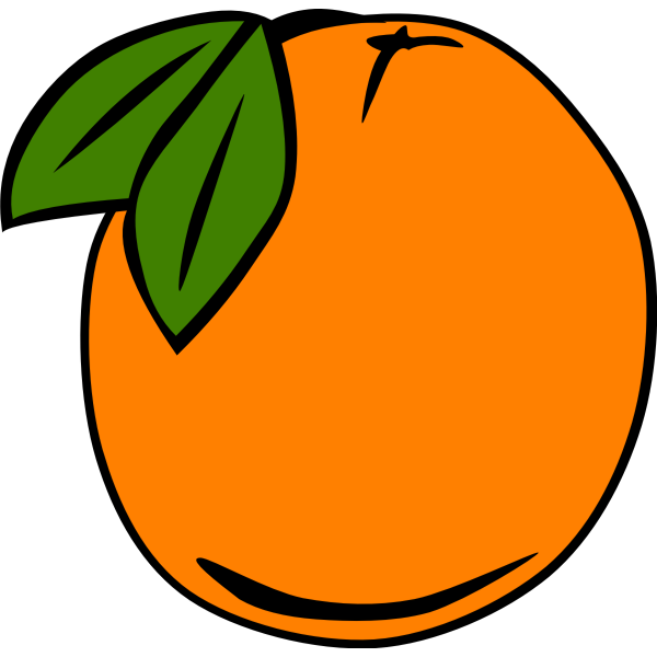 SVG Orange vector graphics