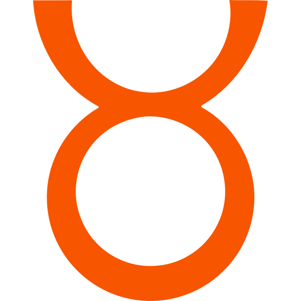 SVG Orange zodiac sign