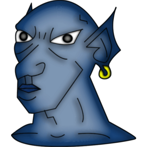 SVG Orc039s head
