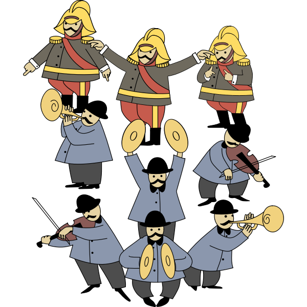 SVG Orchestra vector illustration