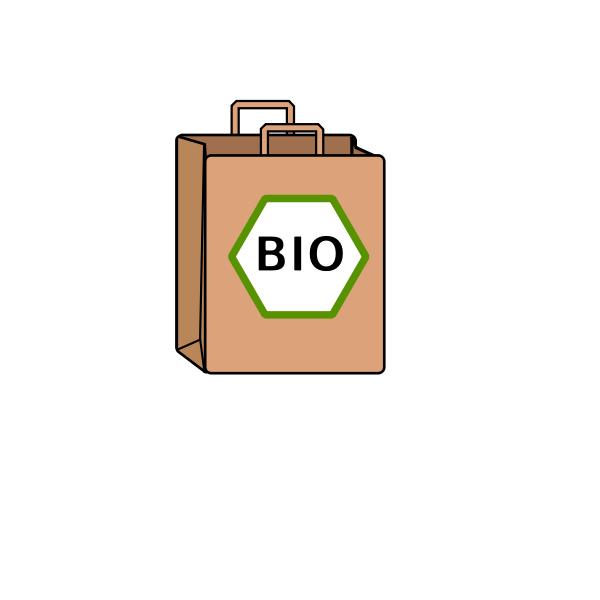SVG Organic bag vector drawing