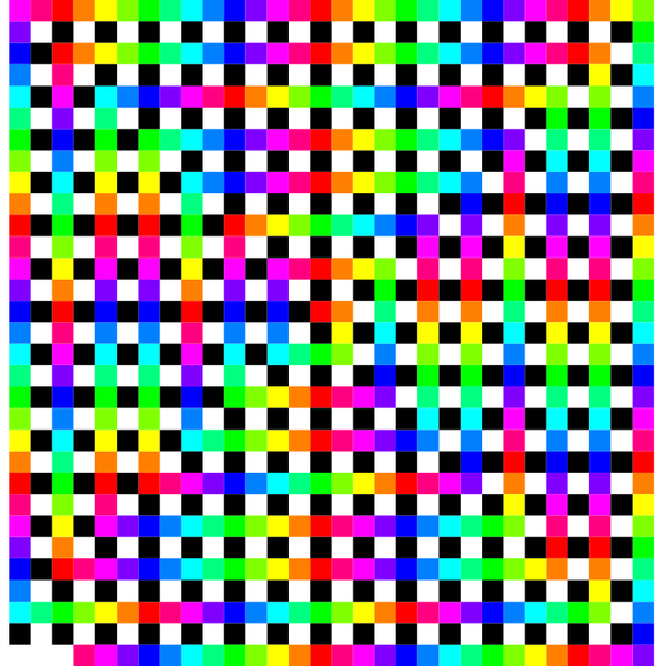 SVG organized confetti