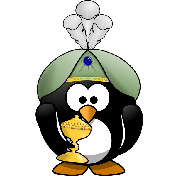 SVG Oriental Penguin 2 - no mask