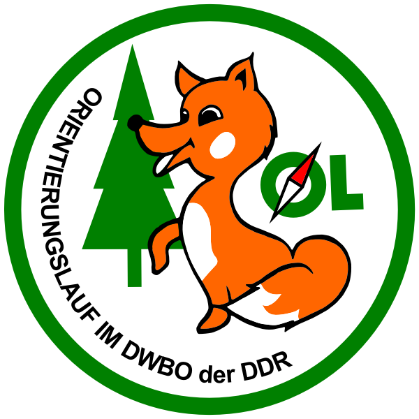 SVG Orienteering Logo With A Fox