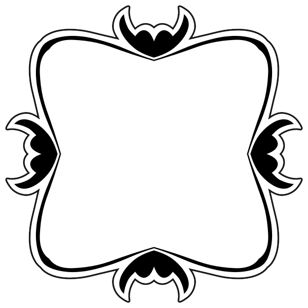 SVG Ornamental cadre