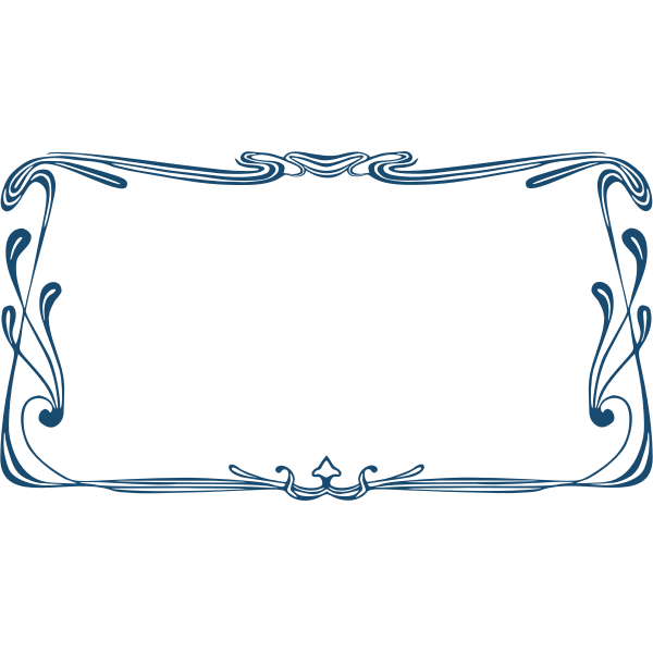 SVG Ornamental Frame Vector Image