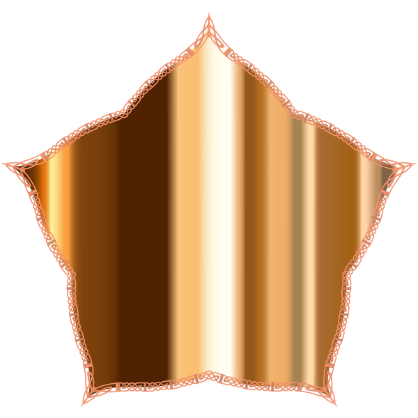 SVG Ornamental Metallic Mirror