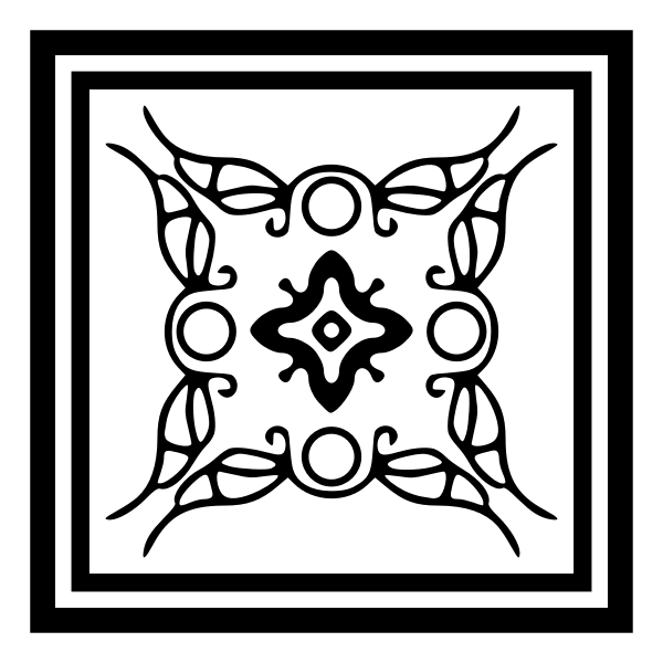 SVG Ornamental square
