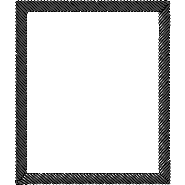 SVG Ornamental square frame vector image