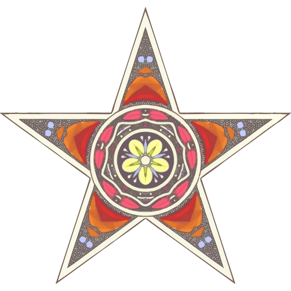 SVG Ornamental star image