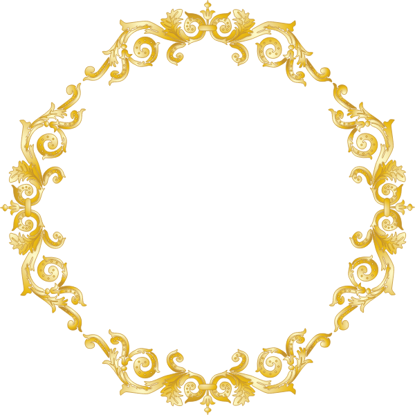 SVG Ornate Frame 35
