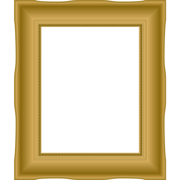SVG Ornate Picture Frame Plain