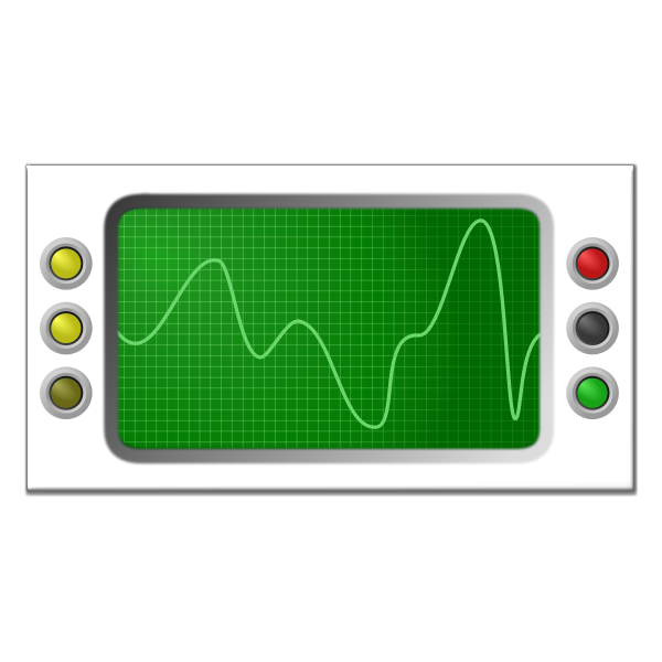SVG Oscilloscope vector image
