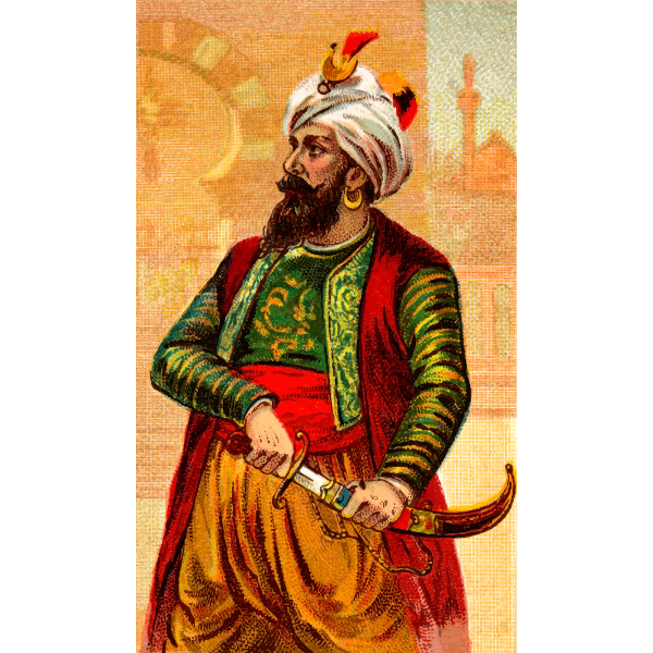 SVG Ottoman soldier