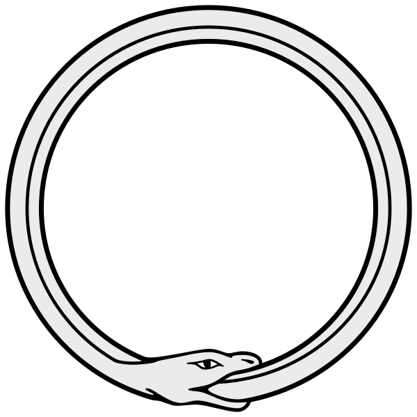 SVG Ouroboros vector drawing
