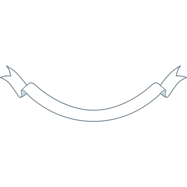 SVG Outlined banner