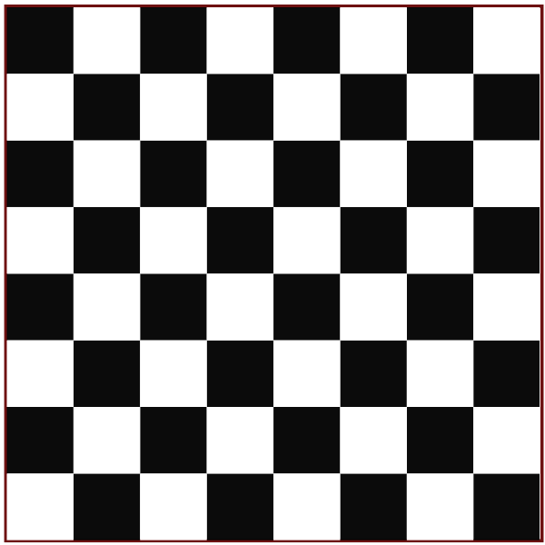 SVG Outlined chessboard