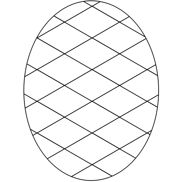 SVG Outlined egg