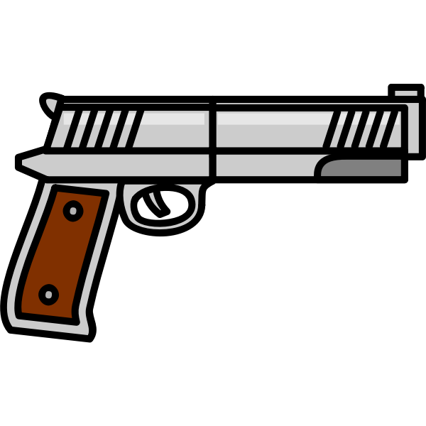 SVG Outlined firearm