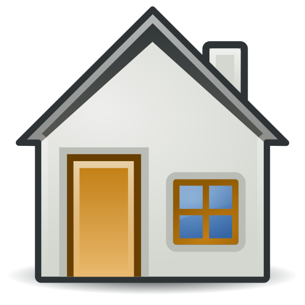 SVG Outlined house icon