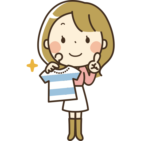 SVG Outlined image of girl in shopping