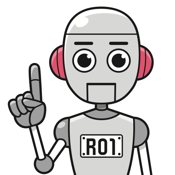 SVG Outlined robot image