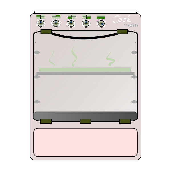 SVG Outlined stove image