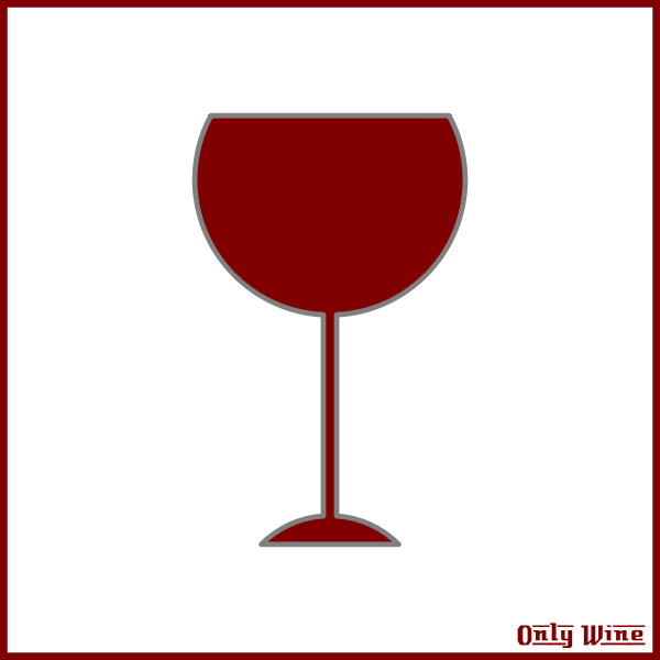 SVG Outlined wine glass
