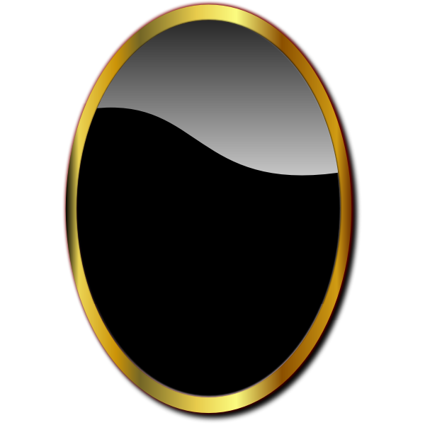 SVG Oval mirror