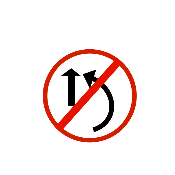 SVG over taking prohibited