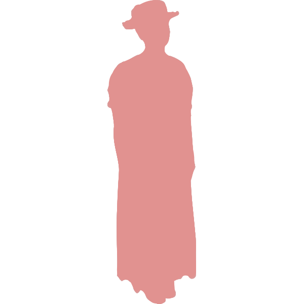 SVG Overdressed woman image