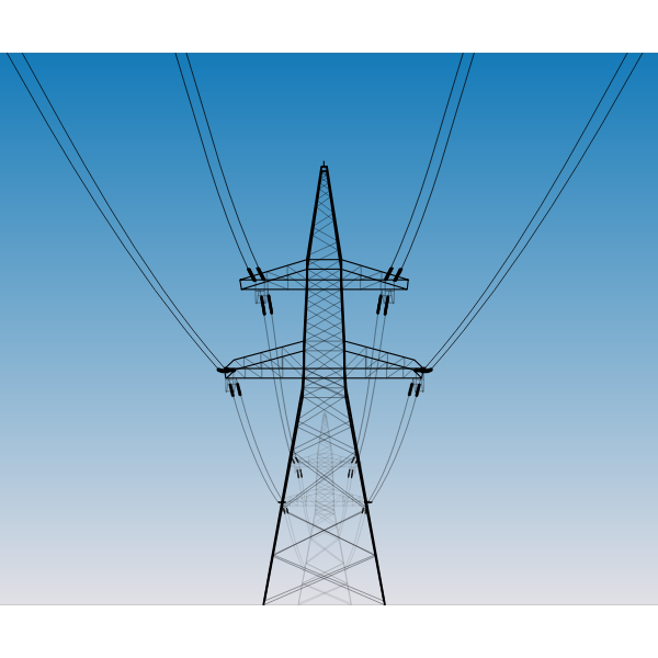 SVG Overhead power line