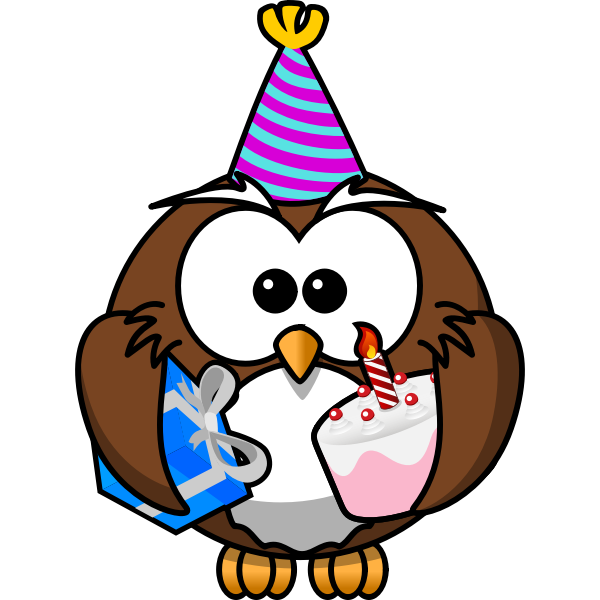 SVG Owl at a celebration