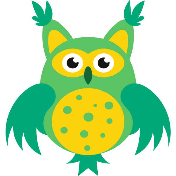 SVG Owl cartoon