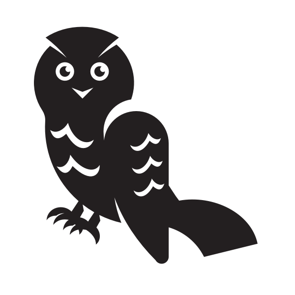 SVG Owl silhouette-1583350261