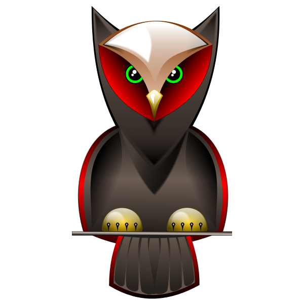 SVG Owl vector graphics