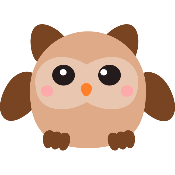SVG Owl vector illustration