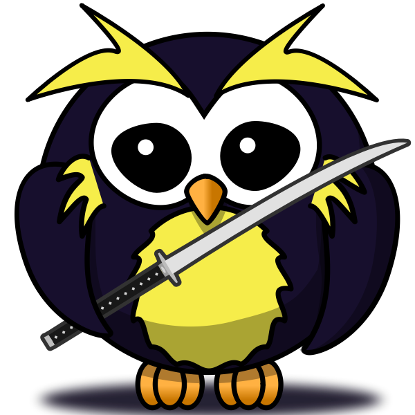 SVG Owlie ninja