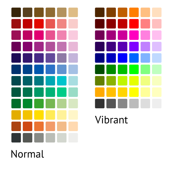 SVG Oxygen colors