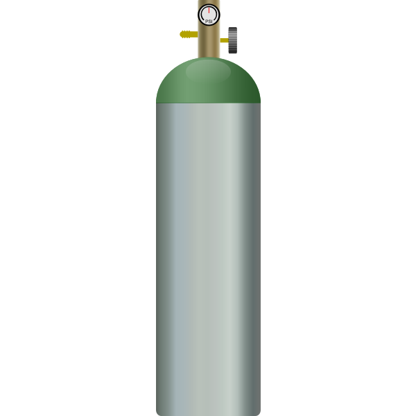 SVG Oxygen tank vector graphics