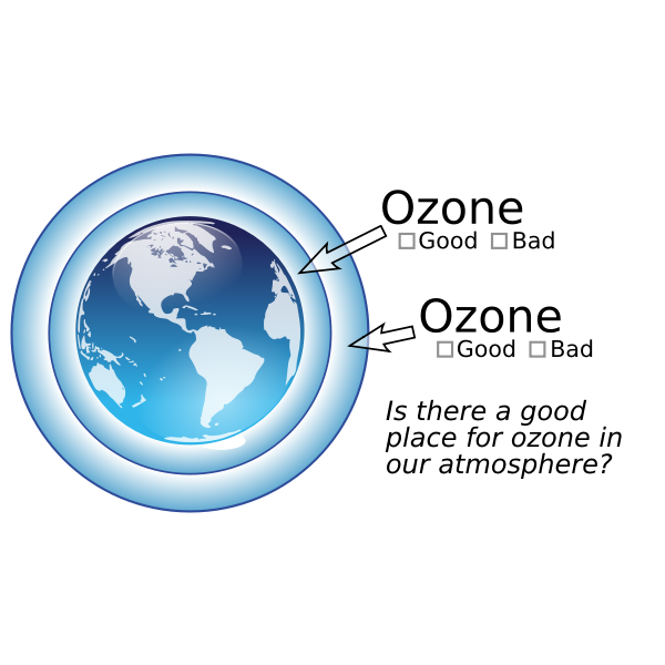 SVG Ozone in atmosphere