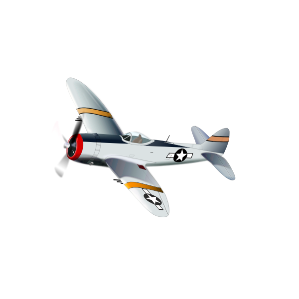 SVG P47 Thunderbolt vector