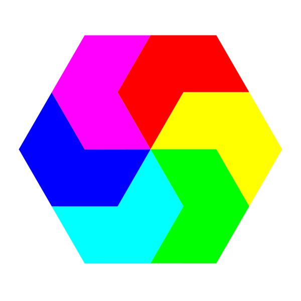 SVG Pacman Hexagons