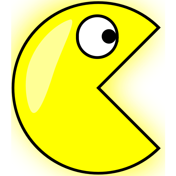 SVG Pacman vector drawing