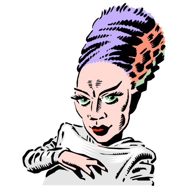 SVG Pagan lady