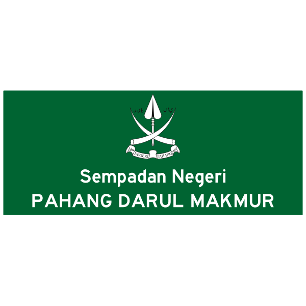 SVG pahang border sign